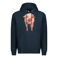 Navy pig Premium Hoodie - RanaPortraitStore