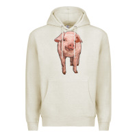 Oatmeal Heather pig Premium Hoodie - RanaPortraitStore