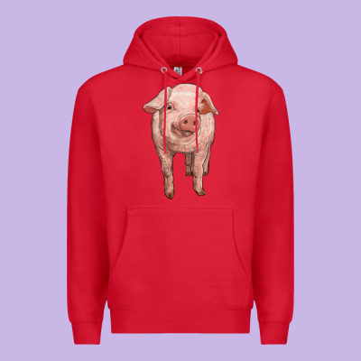 Pig Premium Hoodie Designed By Ranaportraitstore