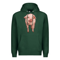 Sports Green pig Premium Hoodie - RanaPortraitStore