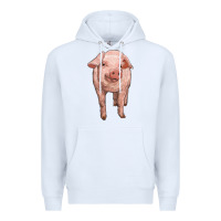 White pig Premium Hoodie - RanaPortraitStore