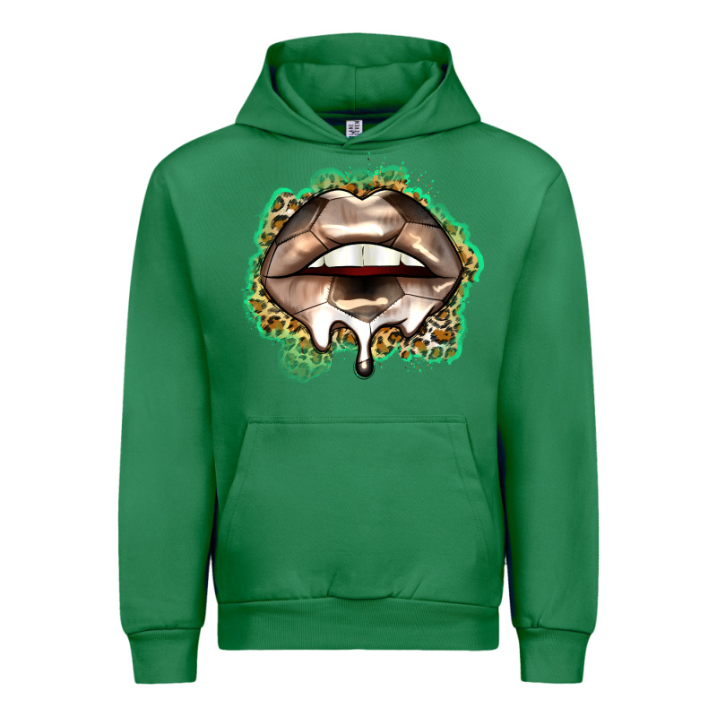 Soccer Lips Urban Hoodie by Zillion Design Studio | Teevron
