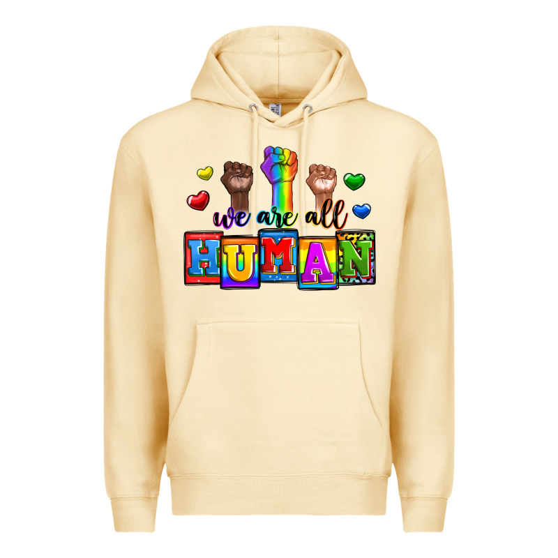 We Are All Human Premium Hoodie by Zillion Design Studio | Teevron