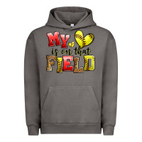 Pigment Tornado my heart is on that field softball Urban Hoodie - Zillion Design Studio
