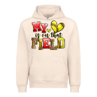 Sandshell my heart is on that field softball Urban Hoodie - Zillion Design Studio