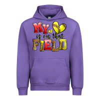 Tulip my heart is on that field softball Urban Hoodie - Zillion Design Studio