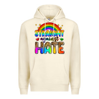 Sandshell straight against hate Premium Hoodie - Zillion Design Studio