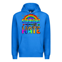 True Royal straight against hate Premium Hoodie - Zillion Design Studio