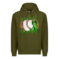 Army Green Morehead Baseball Liver Cancer Premium Hoodie - texasbilliewilder