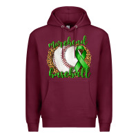Burgundy Morehead Baseball Liver Cancer Premium Hoodie - texasbilliewilder