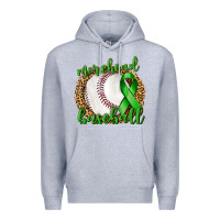Heather Grey Morehead Baseball Liver Cancer Premium Hoodie - texasbilliewilder
