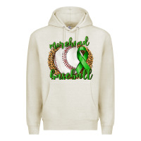 Oatmeal Heather Morehead Baseball Liver Cancer Premium Hoodie - texasbilliewilder