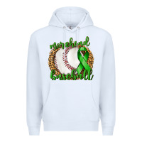 White Morehead Baseball Liver Cancer Premium Hoodie - texasbilliewilder