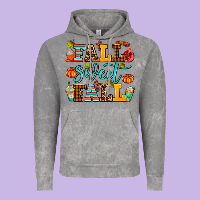Fall Sweet Fall Vintage Hoodie Designed By Adodesignshop