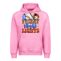 Fuchsia Pink friday night lights baseball Urban Hoodie - Zillion Design Studio