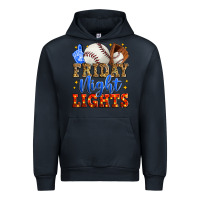 Navy friday night lights baseball Urban Hoodie - Zillion Design Studio