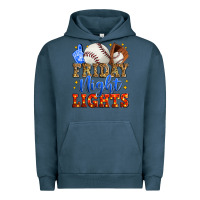 Pigment Midnight Navy friday night lights baseball Urban Hoodie - Zillion Design Studio