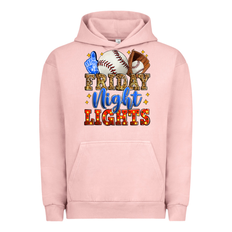 Friday Night Lights Baseball Urban Hoodie by Zillion Design Studio | Teevron