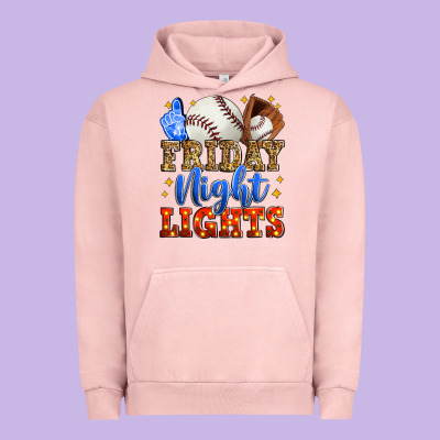 Friday Night Lights Baseball Urban Hoodie Designed By Zillion Design Studio