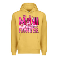 Antique Gold My Mini Is a Fighter with Ribbon Premium Hoodie - texasbilliewilder