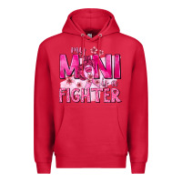 Cardinal My Mini Is a Fighter with Ribbon Premium Hoodie - texasbilliewilder