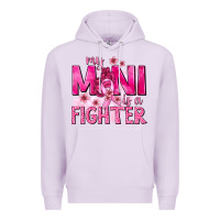 Lilac My Mini Is a Fighter with Ribbon Premium Hoodie - texasbilliewilder
