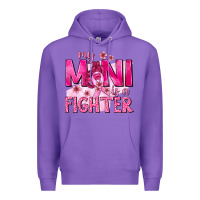 Purple My Mini Is a Fighter with Ribbon Premium Hoodie - texasbilliewilder