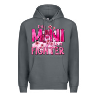 Rock My Mini Is a Fighter with Ribbon Premium Hoodie - texasbilliewilder