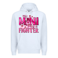 White My Mini Is a Fighter with Ribbon Premium Hoodie - texasbilliewilder