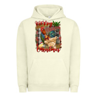 Pigment Pistachio merry cluckin' christmas Urban Hoodie - RanaPortraitStore