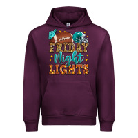 Mauve Wine friday night lights american football Urban Hoodie - Zillion Design Studio