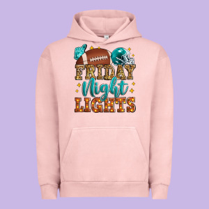 Friday Night Lights American Football Urban Hoodie Designed By Zillion Design Studio