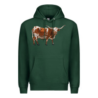 Sports Green longhorn Premium Hoodie - RanaPortraitStore