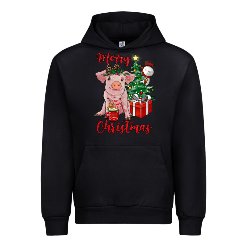 Merry Christmas Pig Urban Hoodie by RanaPortraitStore | Teevron