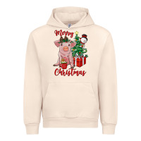 Sandshell merry christmas pig Urban Hoodie - RanaPortraitStore