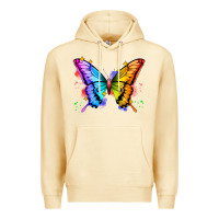 Pina Colada rainbow butterfly Premium Hoodie - Zillion Design Studio