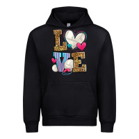 Black love volleyball Urban Hoodie - Zillion Design Studio