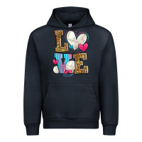Navy love volleyball Urban Hoodie - Zillion Design Studio