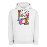 Pigment Lunar Rock love volleyball Urban Hoodie - Zillion Design Studio