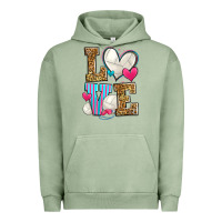 Pigment Oil Green love volleyball Urban Hoodie - Zillion Design Studio