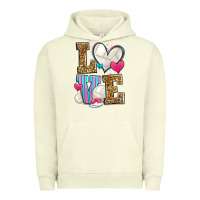 Pigment Pistachio love volleyball Urban Hoodie - Zillion Design Studio