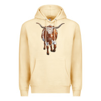 Pina Colada longhorn cow Premium Hoodie - RanaPortraitStore