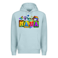 Blue Mist proud mama Premium Hoodie - Zillion Design Studio