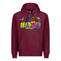 Burgundy proud mama Premium Hoodie - Zillion Design Studio