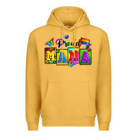 Mustard proud mama Premium Hoodie - Zillion Design Studio