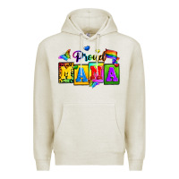 Oatmeal Heather proud mama Premium Hoodie - Zillion Design Studio