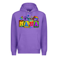 Purple proud mama Premium Hoodie - Zillion Design Studio