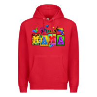 Red proud mama Premium Hoodie - Zillion Design Studio