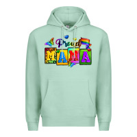 Seafoam proud mama Premium Hoodie - Zillion Design Studio