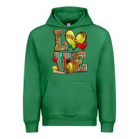 Emerald love softball Urban Hoodie - Zillion Design Studio